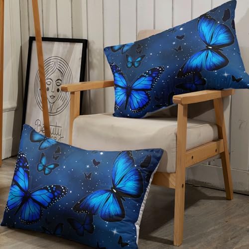 Blue Butterfly Sheet Set 4Pcs Kids Bedding