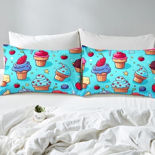 Feelyou Kids Cake Duvet Cover Set Twin Size