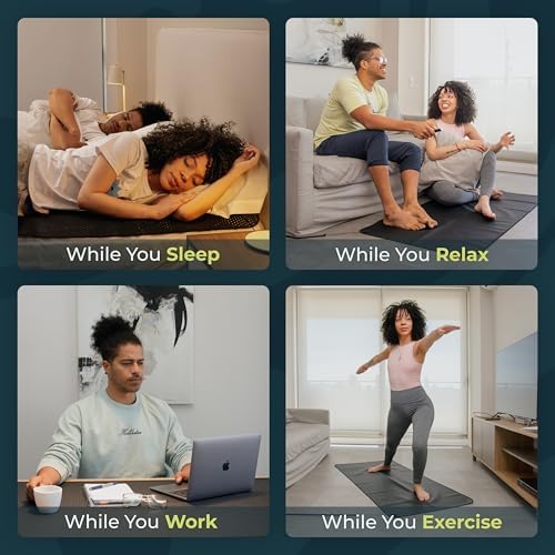 QOL Grounding Mat Queen Size 27x60 for Health and Balance