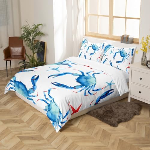Feelyou Ocean Themed Duvet Cover Set Twin Size 1