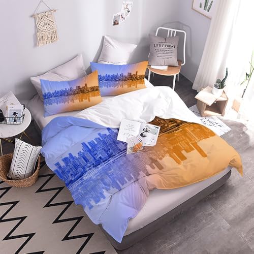 GIPNIAU Kids Duvet Cover Set with Zipper