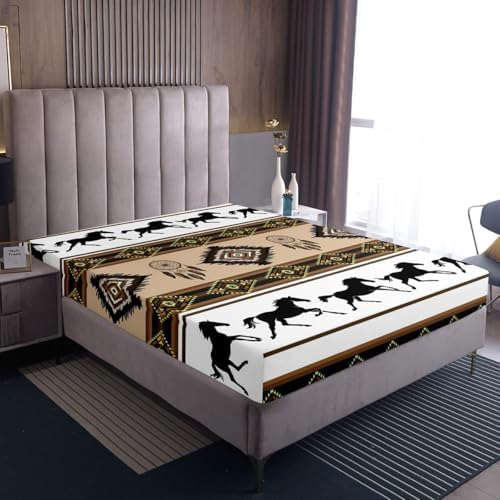 Castle Fairy Aztec Tribal Full Size Sheet Set with 2 Pillowcases