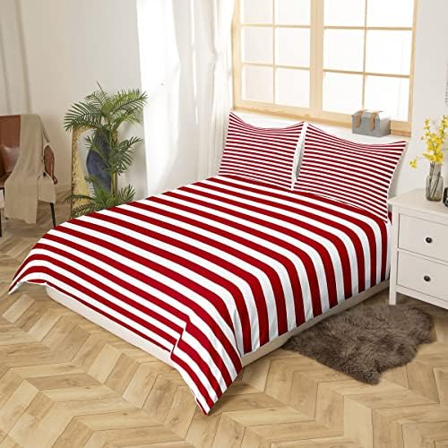 Erosebridal Girl Stripe Duvet Set King Size