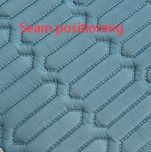 FCLDESHOP Thick Cool Latex Mattress Pad 120x200cm 2pcs