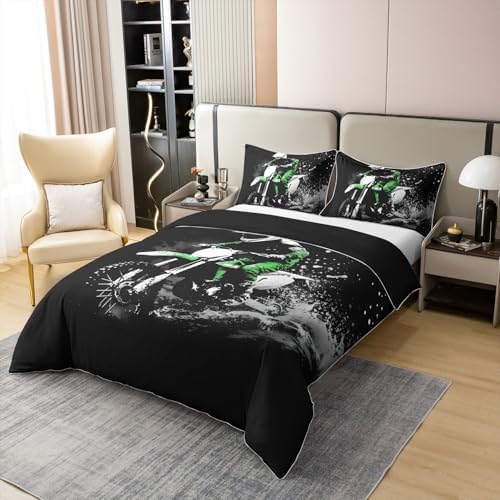 Feelyou King Size Duvet Cover Racing Themed Ultra Soft 100 Cotton