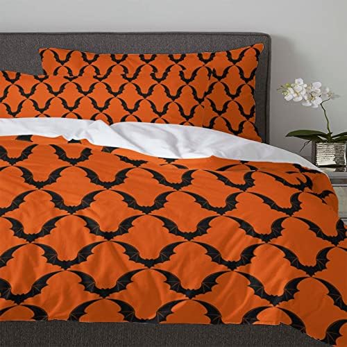 Boanket Halloween Duvet Cover Set 3 Piece Full Size