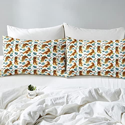 Feelyou Tiger Duvet Cover Set 3Pcs King Size