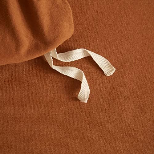 MKXI Pumpkin Twin Duvet Cover Set Zipper Closure