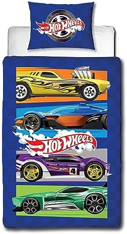 Hot Wheels Beast Design Duvet Cover Set Reversible 2-Sided