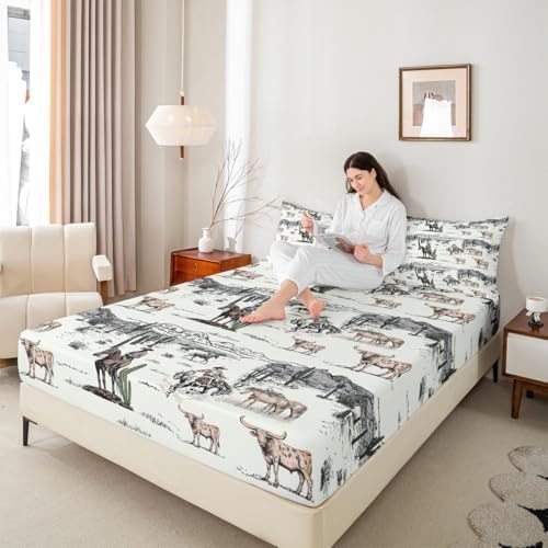 Castle Fairy Western Cowboy Fitted Sheet Set