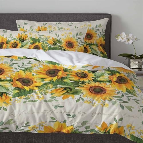 Boanket 3-Piece Twin Bedding Set with Zipper Duvet Cover