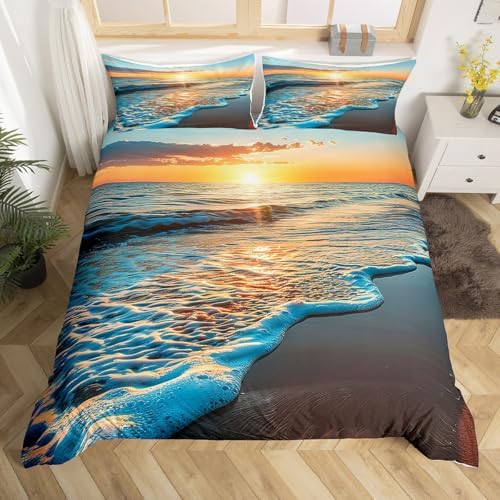 Feelyou Beach Themed King Size Duvet Cover Set 1