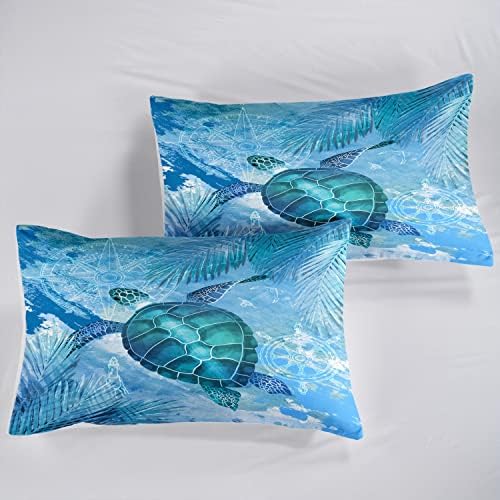 CVHOUSE Sea Turtle Duvet Set 3 Piece Full Size