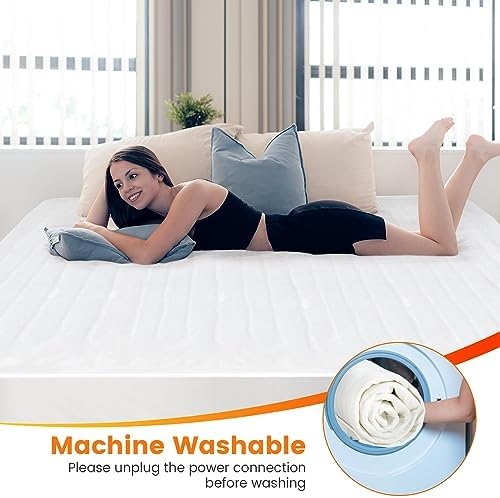 Giantex Heated Mattress Pad with 8 Settings and Timer