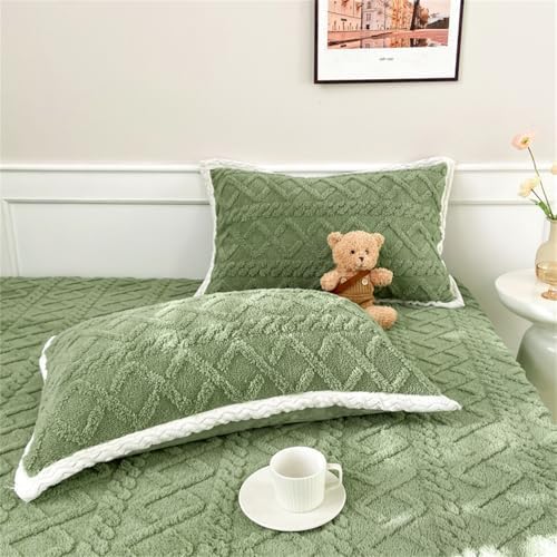 BYHIP Flannel Velvet Mattress Pad Full Size