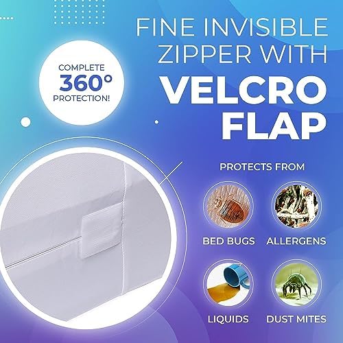 PlushDeluxe Full Size Premium Mattress Encasement