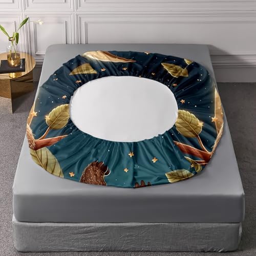 Kawaii Cute Brown Sloth 4Pcs Bed Sheet Set