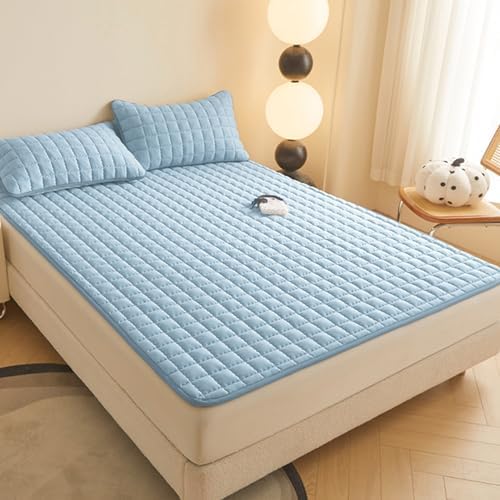 LDLCYCN Thin Mattress Protector with Elastic Band 1