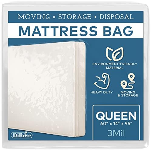 DiRose Mattress Storage Bag - Clear Waterproof 1 Queen Sizes