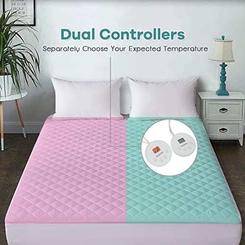 Giantex Heated Mattress Pad Queen Size with 10 Heat Settings 1