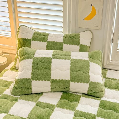 Flannel Velvet Bed Sheet with Deep Pocket for 6-18 inch Mattress
