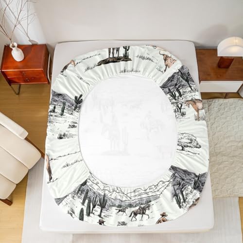 Castle Fairy Western Cowboy Fitted Sheet Set