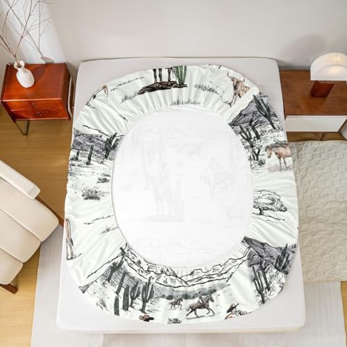 Castle Fairy Western Cowboy Fitted Sheet Set