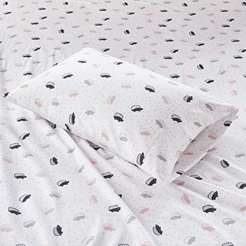 Intelligent Design Flannel Sheet Set with Cute Animal Stars Pattern