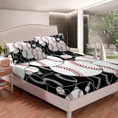 Feelyou Kids Baseball Sheet Set Twin Full Queen