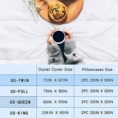 AILONEN Girls Duvet Cover Set King Size 1