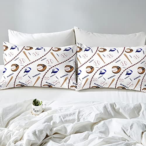 Feelyou Sports Baseball Bed Sheet Set for Kids Boys