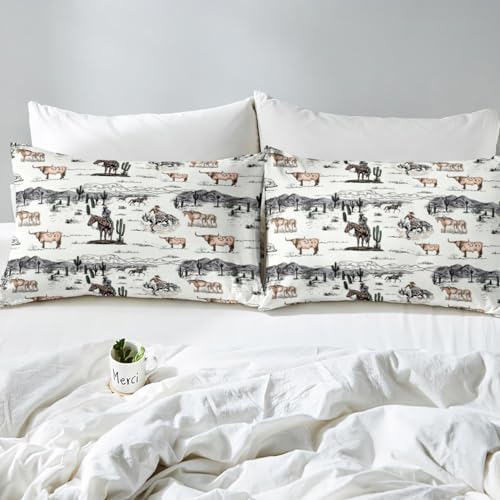 Castle Fairy Western Cowboy Fitted Sheet Set