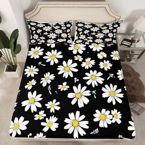 Castle Fairy Daisy Fitted Sheet Set with Pillowcases