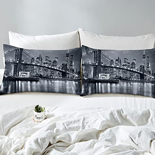 Feelyou Brooklyn Bridge Duvet Cover Set for Kids
