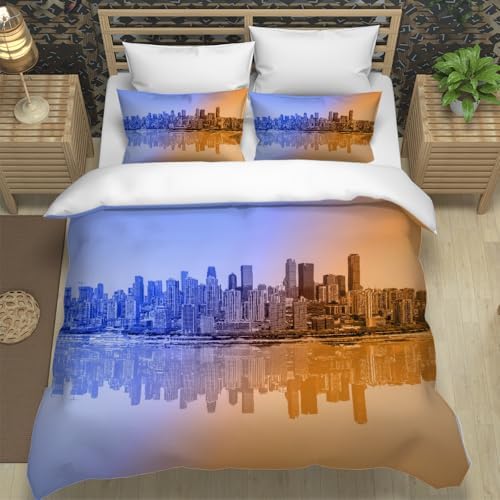 GIPNIAU Kids Duvet Cover Set with Zipper