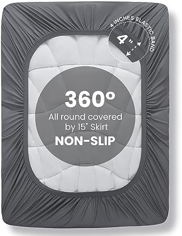 Sonive Queen Mattress Protector with 5-Zone Ergonomic Design