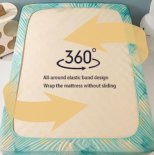 FCLDESHOP Mattress Topper with Anime Print