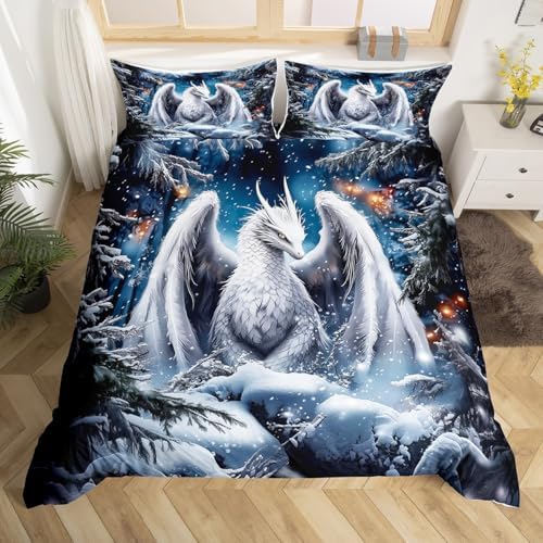 Erosebridal Exotic Dragon Duvet Cover Set for Kids