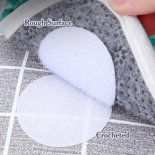 Bhyhok 8PCS Anti-Slip Mattress Underlay Sticker Double-Sided Self-Adhesive