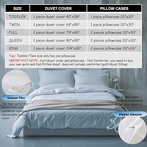 Erosebridal Aircraft Comforter Cover Set for Kids and Teens