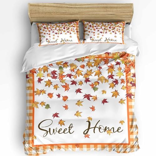 3-Piece Queen Bedding Set with Zipper and Corner Ties