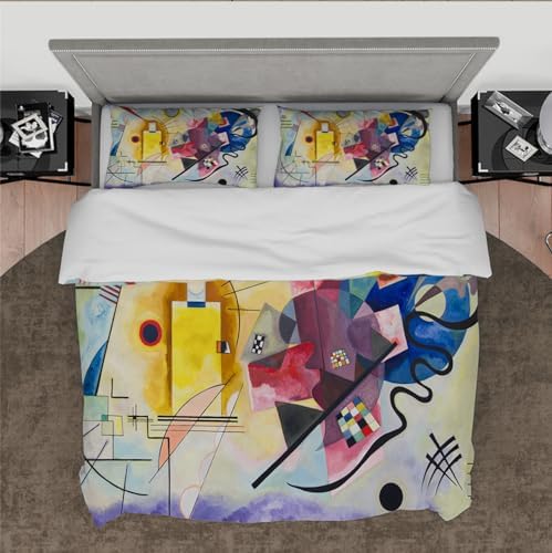 HOBBOY Cartoon Kids Duvet Cover Set with Zipper 3pc