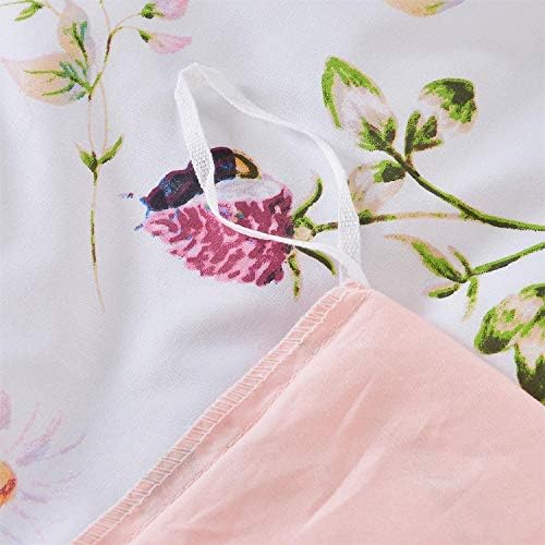 Softta 3pc King Size Duvet Cover Set Floral Pattern