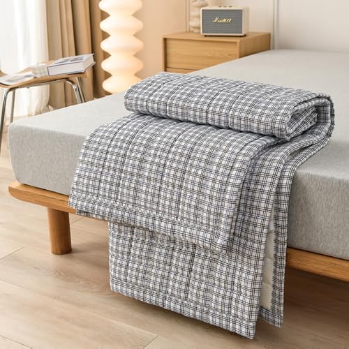 LweiPsqLin Twin XL Mattress Pad with Elastic Straps