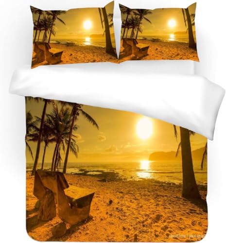 GIPNIAU Kids Duvet Cover Set with Zipper and 3D Print Design