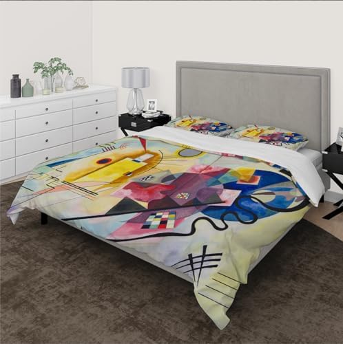 HOBBOY Cartoon Kids Duvet Cover Set with Zipper 3pc