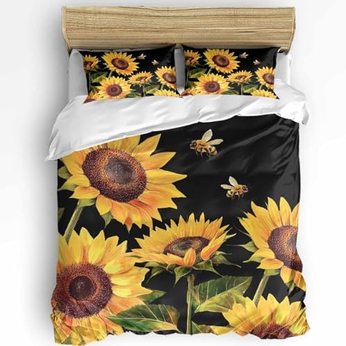 Boanket 3-Piece Queen Bedding Set with Zipper Duvet Cover