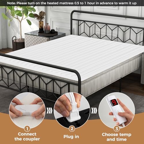 Giantex Heated Mattress Pad with Dual Controller 1
