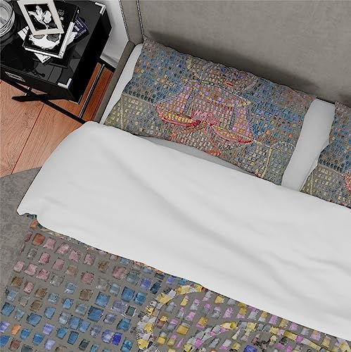 HOBBOY Paul Klee Art 3pc California King Duvet Set