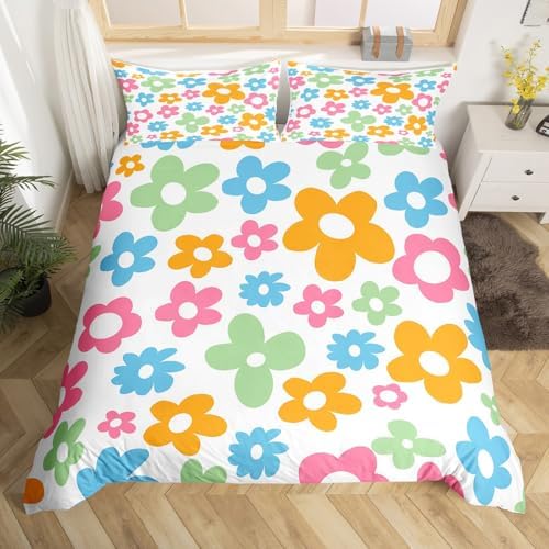 Manfei Kawaii Daisy Kids Duvet Cover Set